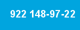 922 148-97-22 922 148-97-22